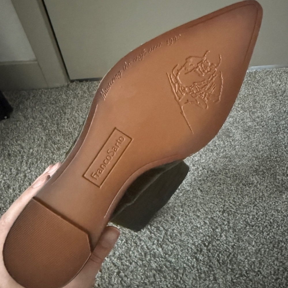 Franco Sarto Green Croc Boots - Picture 4 of 4
